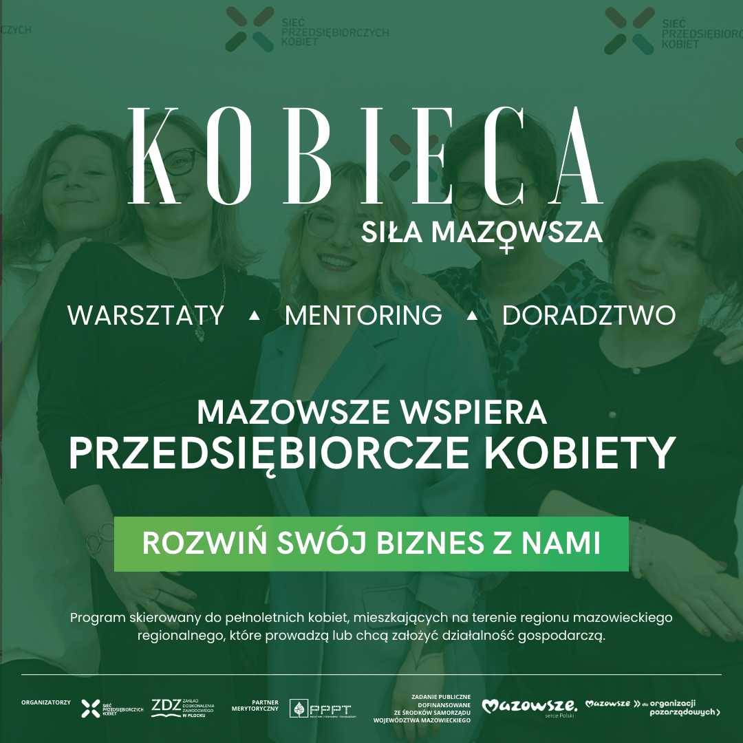 Kobieca Siła Mazowsza - bezpłatny program 